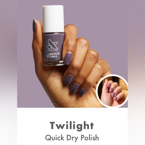 Set of 4-Olive & June Quick Dry Nail Polish - sagey, twilight, brick, & suited❤️ - Picture 4 of 7